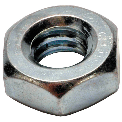 Machine Screw Hex Nuts, Grade 2, Zinc Plated