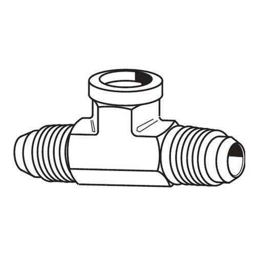 Female Branch Tee, JIC 37 deg