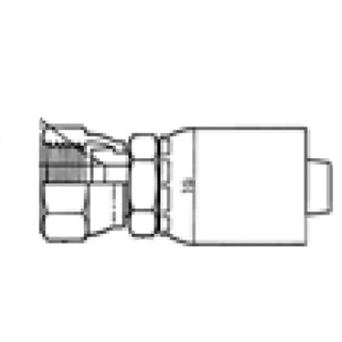 Female JIC, SAE 37 deg Swivel, 327 'E' Series