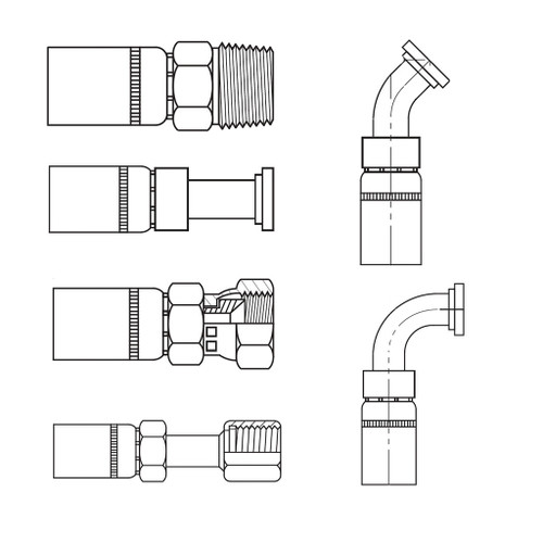 Coll-O-Crimp 470 'E' Series Hose Fitting