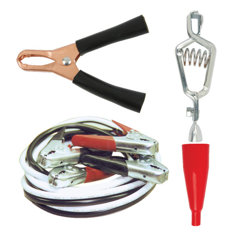 Booster Cables and Clamps