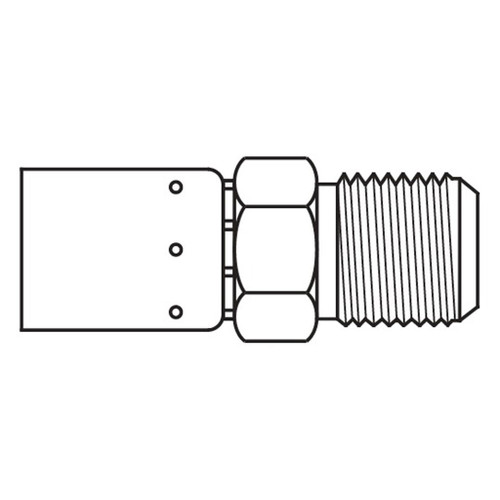 JIC 37 deg Male Rigid, 069 'E' Series