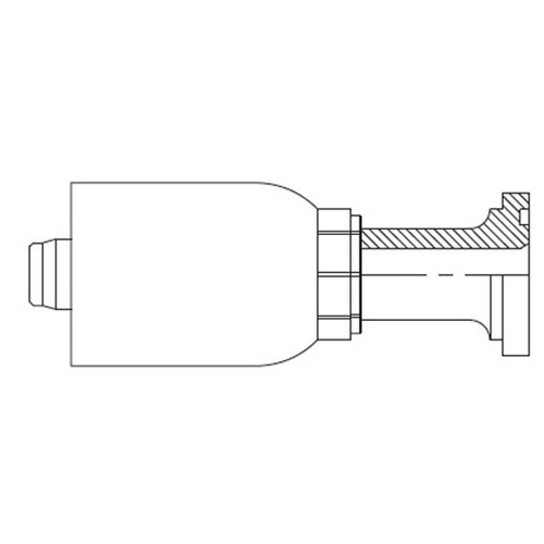 Straight Split Flange (Code 61), 4SP/6SP Series