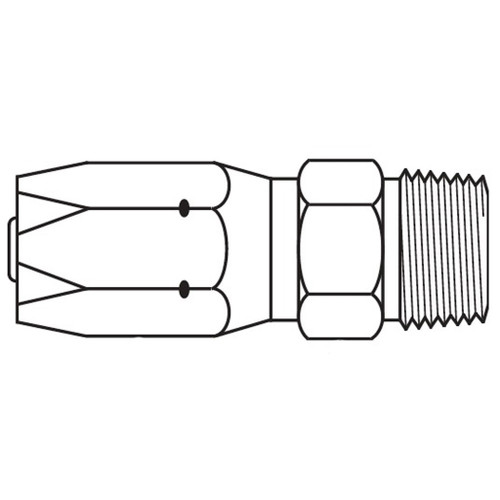 Male Pipe Rigid, 104 'N' Series