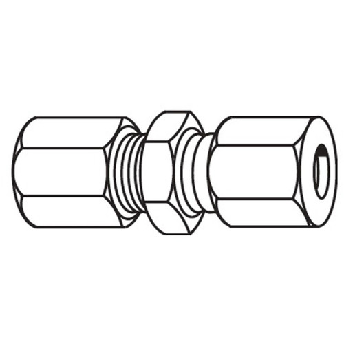 Large Hex Union, Flareless Ermeto