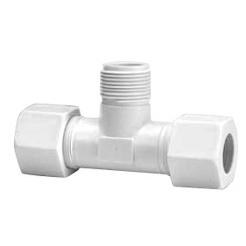 Male Branch Tee, Nylon Molded Compression Tube