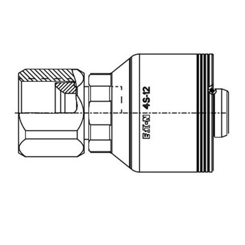 Female JIC 37 deg Swivel (FJ), Straight