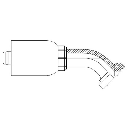 45 deg Elbow Split Flange (Code 62)