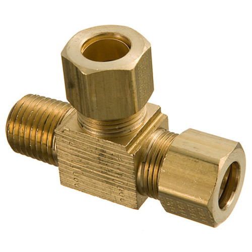 Male Run Tee, Compression Fittings