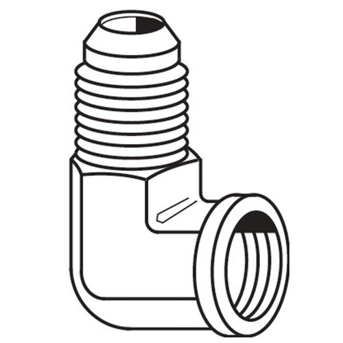 90 deg Female Elbow, JIC 37 deg