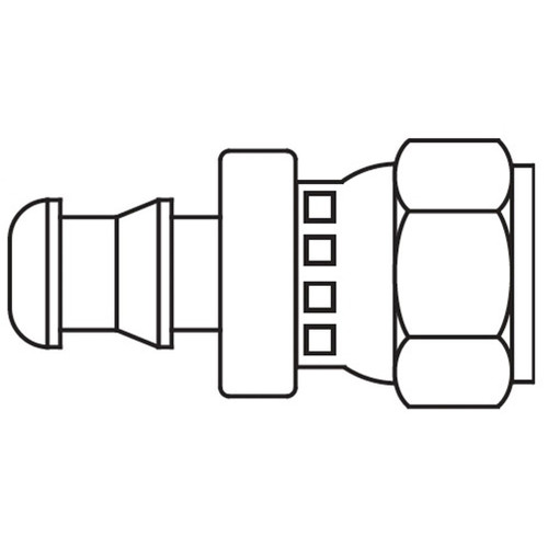 SAE 45 deg Flare Female Swivel, 100 'B'