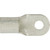 1/0 AWG, Ring, 5/16" (M8) Stud, Copper Non-Insulated Brazed Seam 1/0