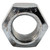 1/2"-13 Heavy Duty Lock Nut, Zinc Plated 1/2"-13