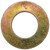 9/16" Flat Washer, Yellow Zinc Finish, Grade 8 S.A.E 9/16"