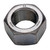 9/16"-18 Hex Nut, Zinc Plated 9/16"-18