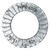 #1 Self-Locking Wedge Washer, Zinc Plated #1