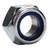 M18-2.50 Nylon Insert Lock Nut, Zinc Plated M18-2.50
