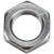 1/2"-13 Hex Jam Nut, Zinc Plated 1/2"-13