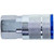 1/4" Blue T Coupler - Female 1/4"