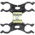 3/8" I.D., Airbrake Hose Separator–4 Hose, Black Plastic 3/8"