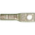 2 AWG, Single Hole, 5/16" Stud, (Brown) Copper Industrial Lugs - Long Barrel 2