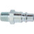 H Style Plug - 1/4" NTP Male - Plated Steel H
