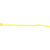 Fluorescent Cable Tie - Yellow, 18 Tensile Strength Fluorescent