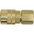 M-Style Coupler - 3/8" NTP Female - Brass Body & Sleeve M-Style