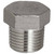 1" Hex Head Plug Pipe Fittings, 316 SS 1"