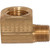 1/4 FPT x 1/8" MPT, Brass Pipe 90 deg Street Elbow - 3400X4X2 1/4