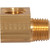 1/4 FPT* x 1/4" MPT**, Brass Pipe 90 deg Street Elbow - 3400X4W 1/4