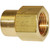 3/8 FPT x 1/4" FPT, Brass Pipe Reducer Coupling - 3300X6X4 3/8