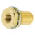 1/4 FPT x 1.50 L, Brass Pipe Bulkhead Coupling, Style 1 - 1344 1/4
