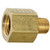 1/4 FPT x 1/4" MPT, Brass Pipe Adapter - 3200X4 1/4