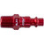 1/4" Red M Plug - Male 1/4"