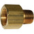 3/4 FPT x 1/2" MPT, Brass Pipe Adapter - 3200X12X8 3/4