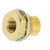 3/8 FPT x 1.31 L, Brass Pipe Bulkhead Coupling, Style 1 - 1346 3/8