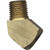1/2" MPT x 1/2" FPT, Brass Pipe 45 deg Street Elbow - 3350X8 1/2"
