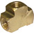 1/2 FPT, Brass Pipe Tee - 3700X8 1/2
