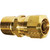 5/8 Tube O.D. x 1/2" MPT, D.O.T. Air Brake Compression Male Connector - 1468X10 5/8