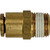 3/8" Tube O.D. x 3/8 MPT, D.O.T. Air Brake Quick Connect Male Connector - 1868X6X6 3/8"