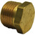 1/2 MPT, Brass Pipe Hex Head Plug - 3152X8 1/2