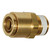 1/2" Tube O.D. x 3/8 MPT, D.O.T. Air Brake Quick Connect Male Connector - 1868X8 1/2"