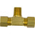 3/16" Tube O.D. x 1/8" MPT, Compression Male Branch Tee 3/16"