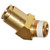 5/8" Tube O.D. x 1/2" MPT, D.O.T. Air Brake Quick Connect 45 deg Male Elbow - 1880X10 5/8"