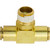 3/8" Tube O.D. x 3/8 MPT, D.O.T. Air Brake Quick Connect Swivel Male Branch Tee - 1872X6X6S 3/8"