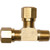 3/8" Tube O.D. x 3/8" MPT, D.O.T. Air Brake Compression Male Run Tee - 1471X6X6X6 3/8"