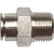 3/8" Tube O.D. x 3/8" MPT, Push Connect, Inch Male Connector - 1168X6X6 3/8"