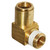 5/8" Tube O.D. x 1/2" MPT, D.O.T. Air Brake Quick Connect 90 deg Male Elbow - 1869X10 5/8"