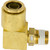 1/2" Tube O.D. x 1/4" MPT, D.O.T. Air Brake Quick Connect 90 deg Swivel Male Elbow - 1869X8X4S 1/2"